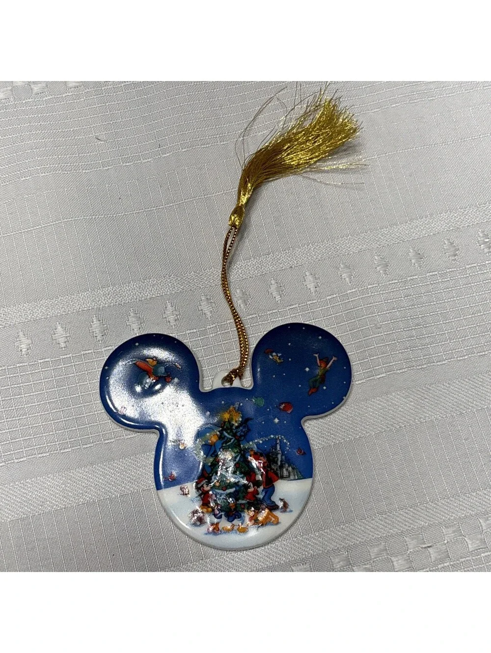 The Merriest Place in the World Christmas Ornament WDW Disney Park 3D Pluto ++
